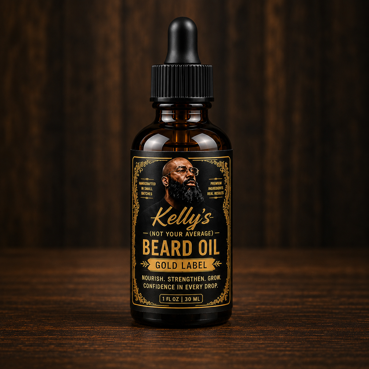 Kelly's Beard Oil- Gold Label